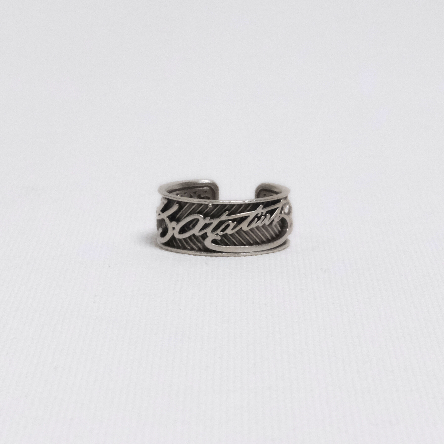 Atatürk İmzalı Kararma Ve Solmaya Dayanıklı Ayarlanabilir Erkek Yüzük