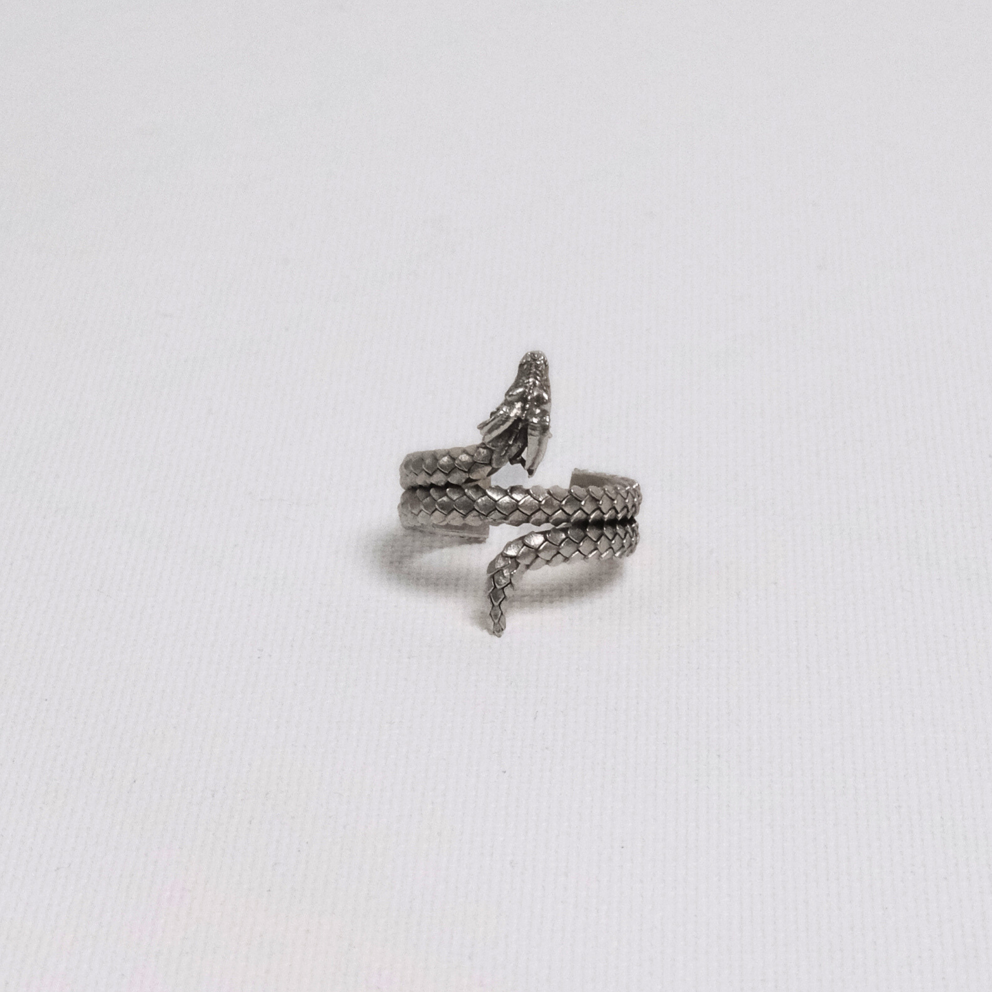 Ejderha Figürlü Kararma Ve Solmaya Dayanıklı Ayarlanabilir Erkek Yüzük