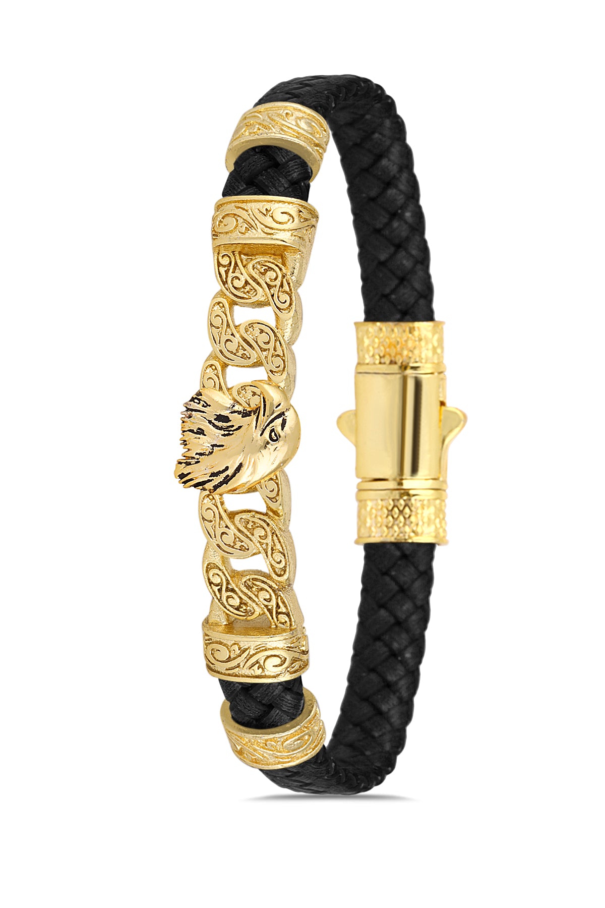 Kartal Figürlü Model Zirkon Taşlı Bileklik