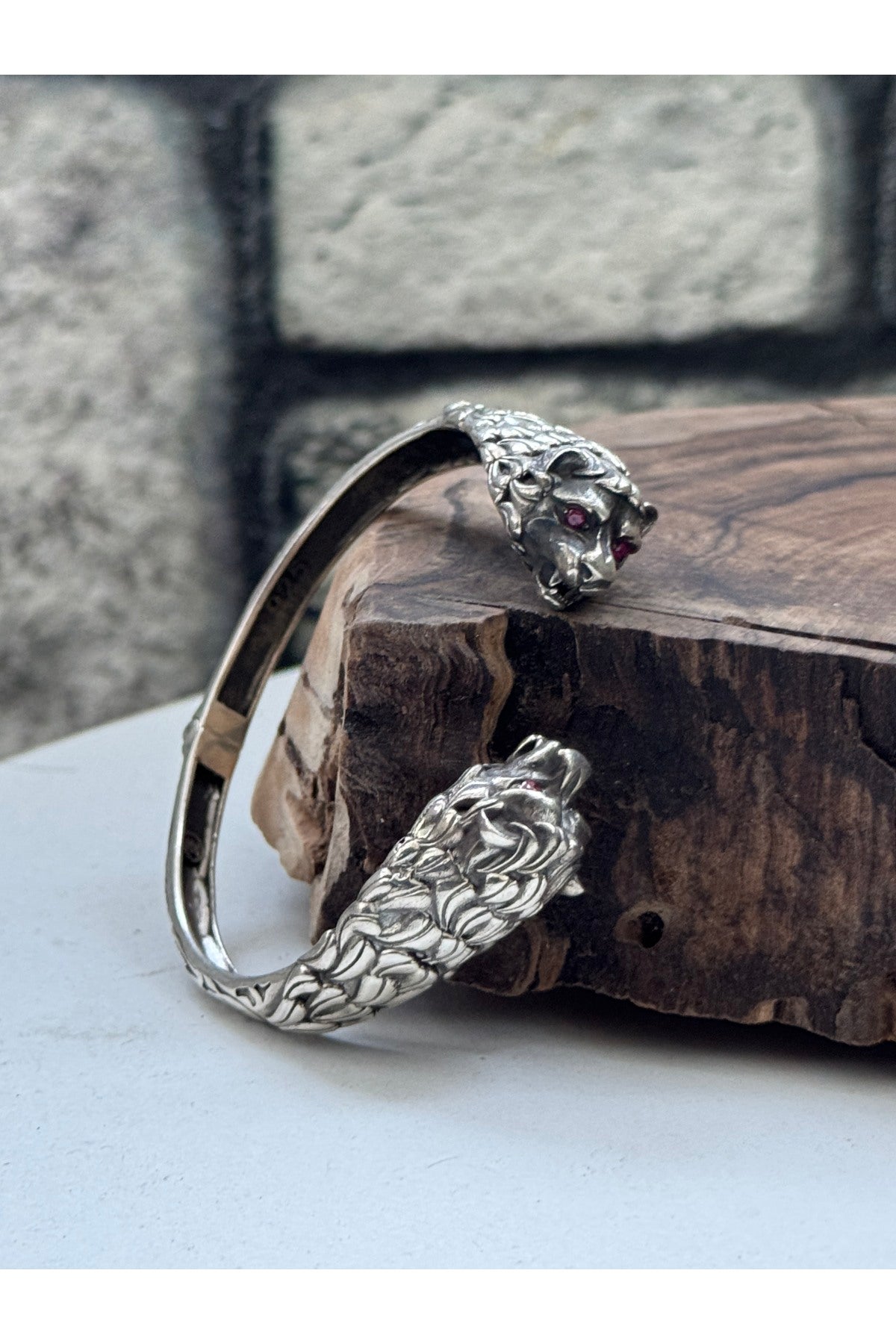 925 Ayar gümüş ayarlanabilir kelepçe bileklik