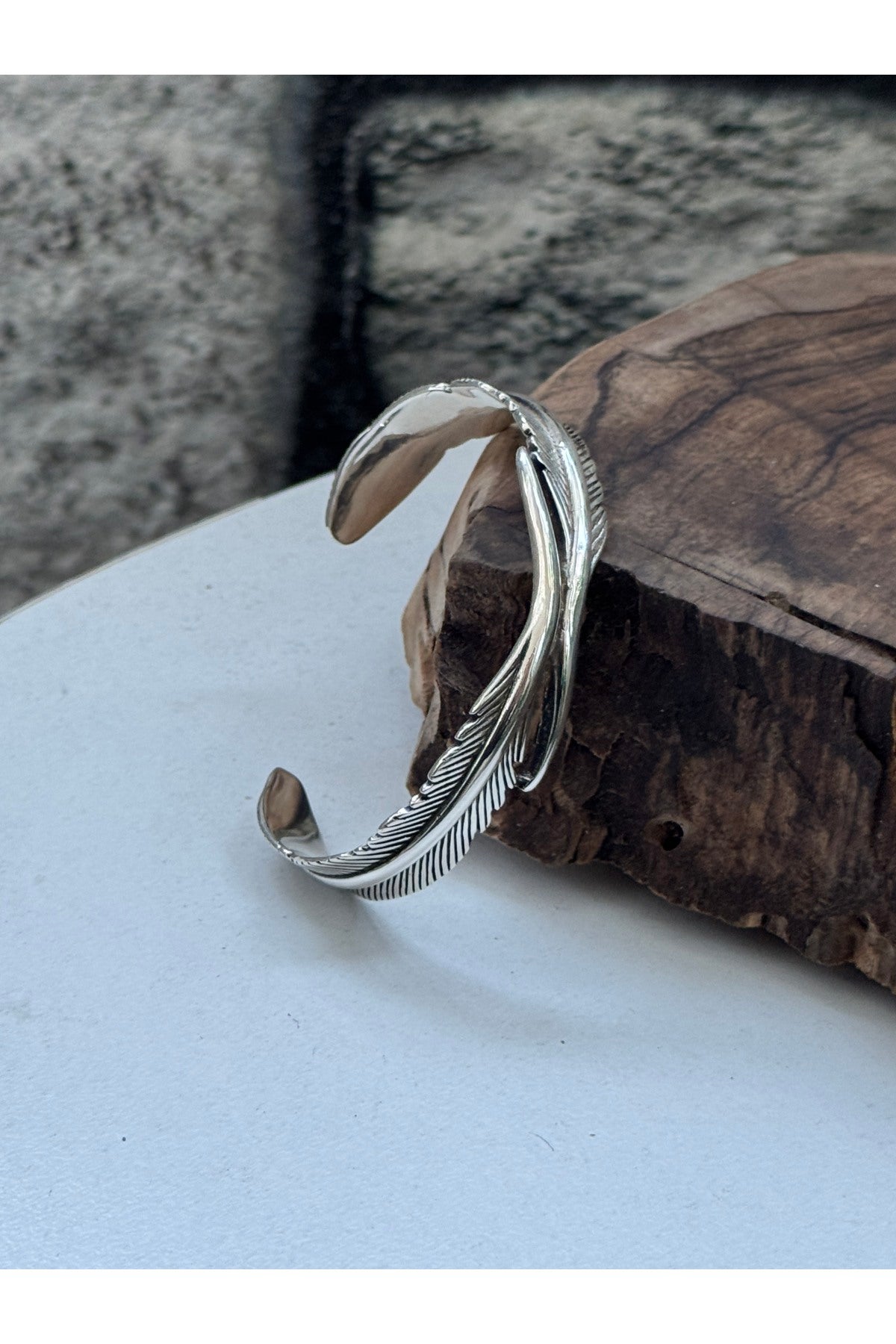 925 Ayar gümüş ayarlanabilir kelepçe bileklik