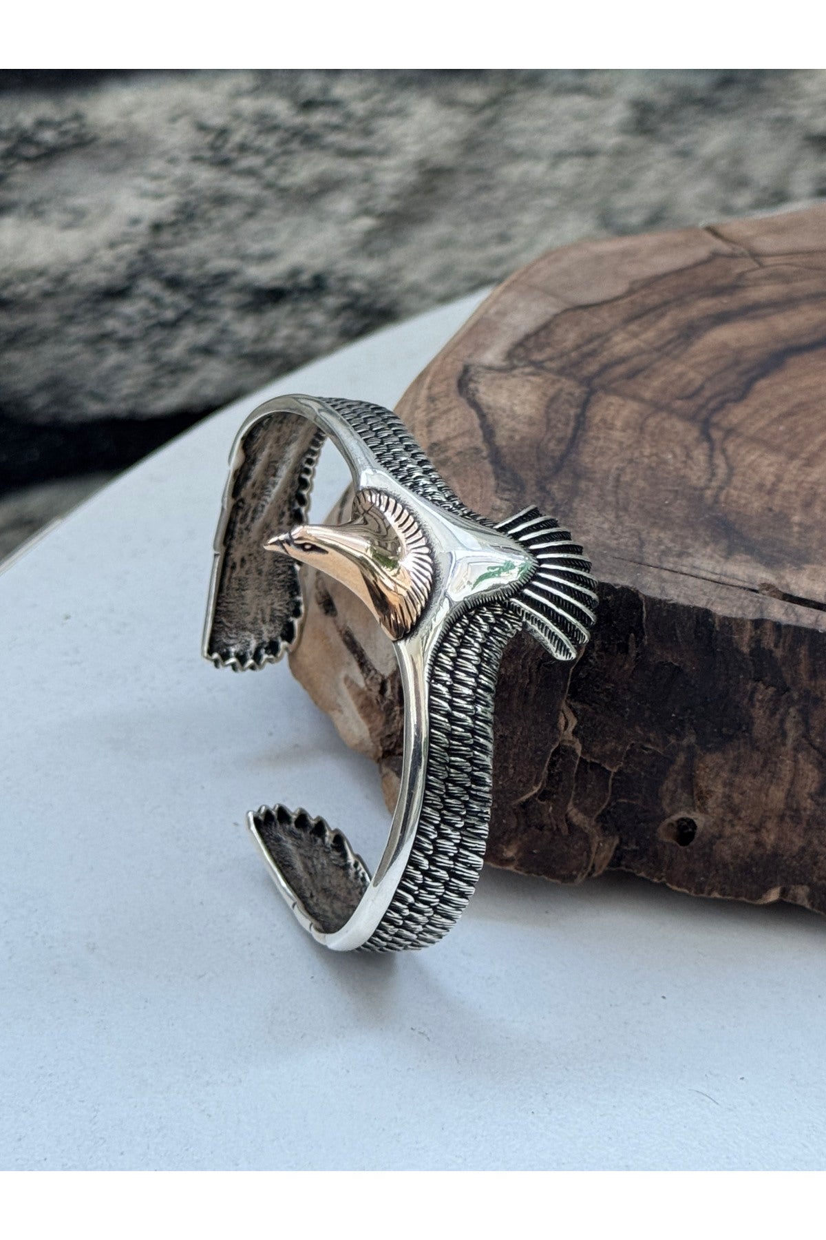 925 Ayar gümüş ayarlanabilir kelepçe bileklik