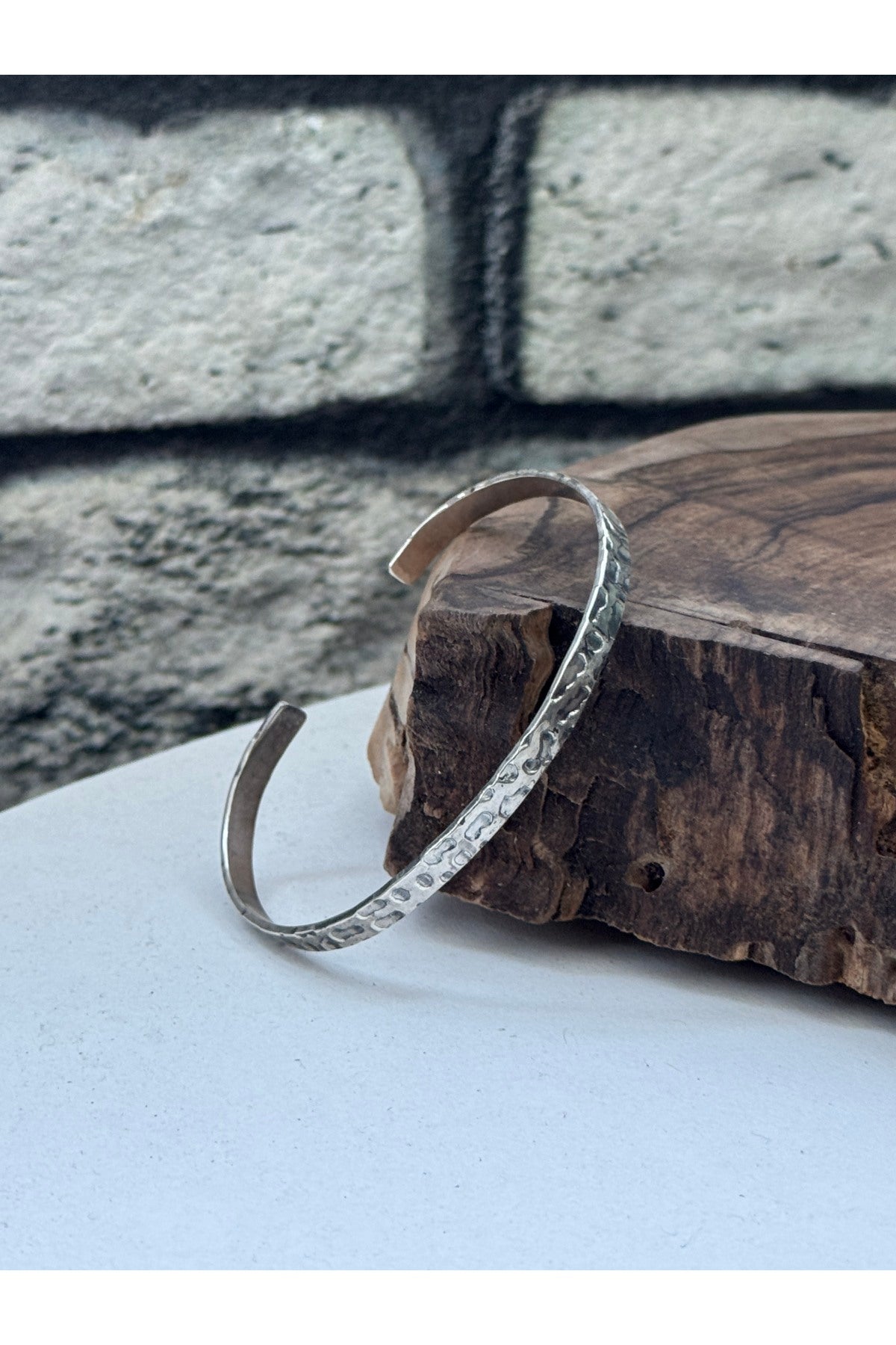 925 Ayar gümüş ayarlanabilir kelepçe bileklik