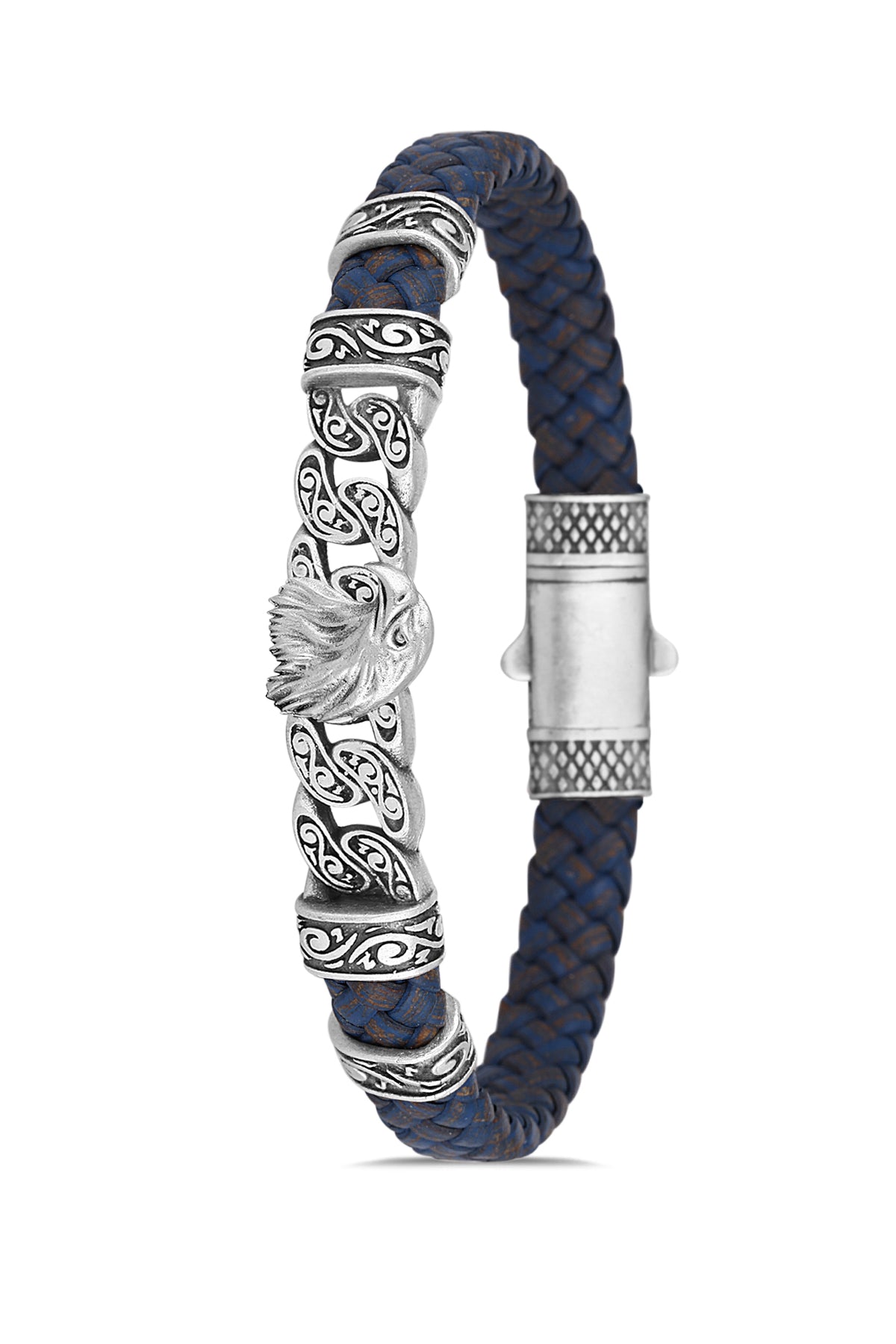 Kartal Figürlü Model Zirkon Taşlı Bileklik