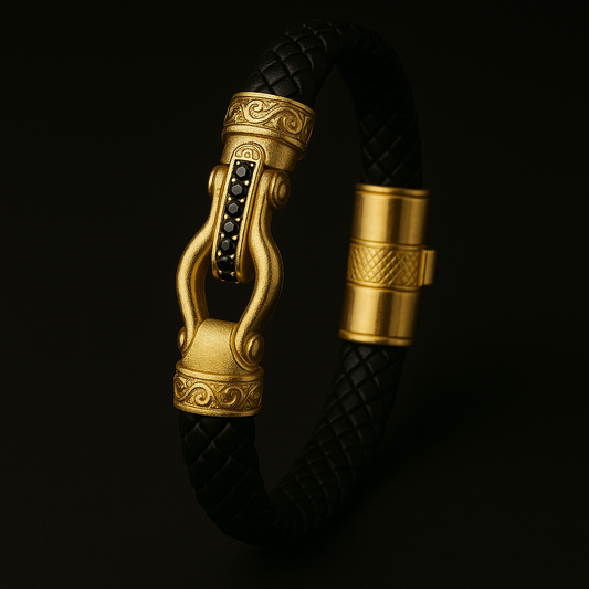 İTALYAN TASARIM AT NALI ŞANS ZİRKON TAŞLI BİLEKLİK