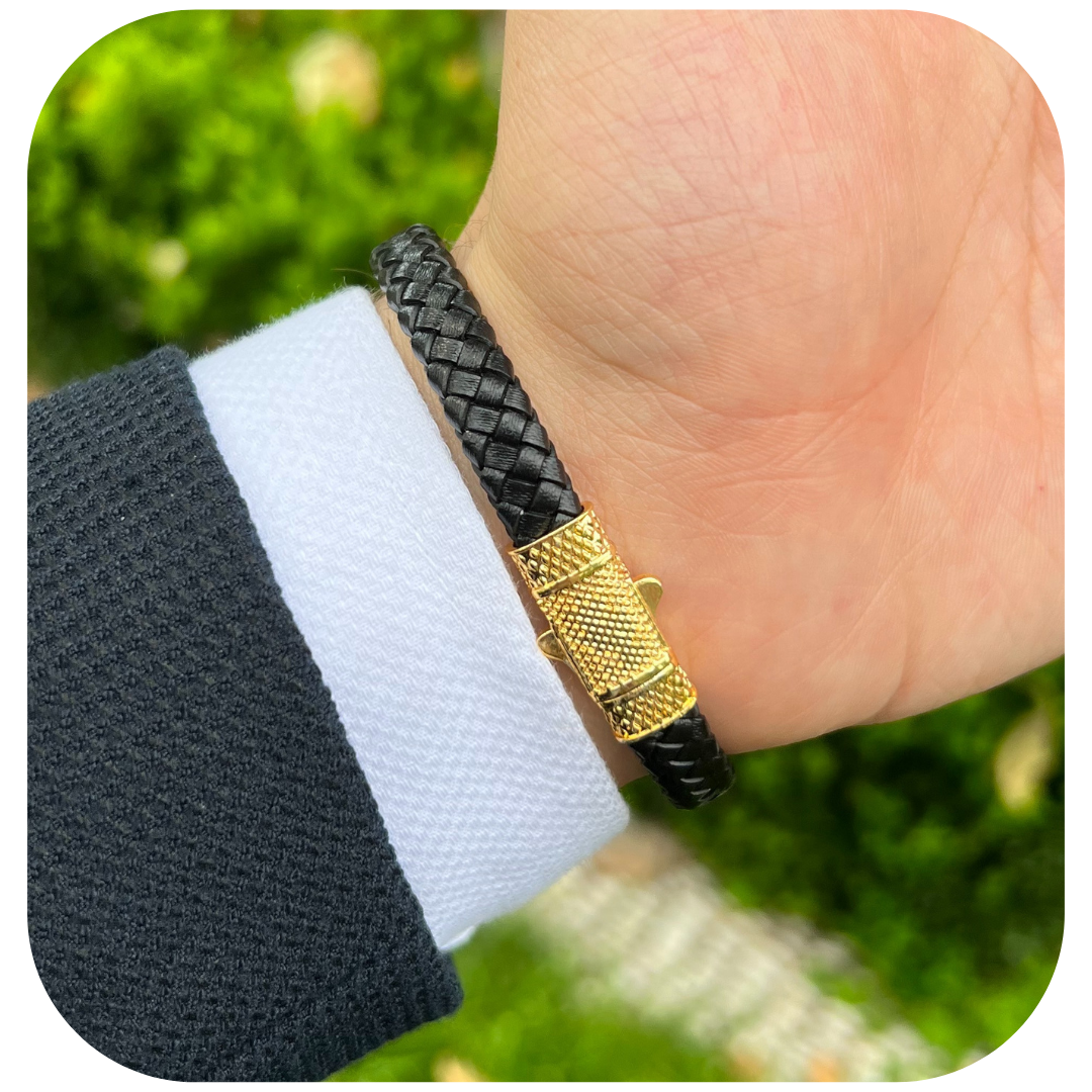 Sarmal Hakiki Deri Bileklik