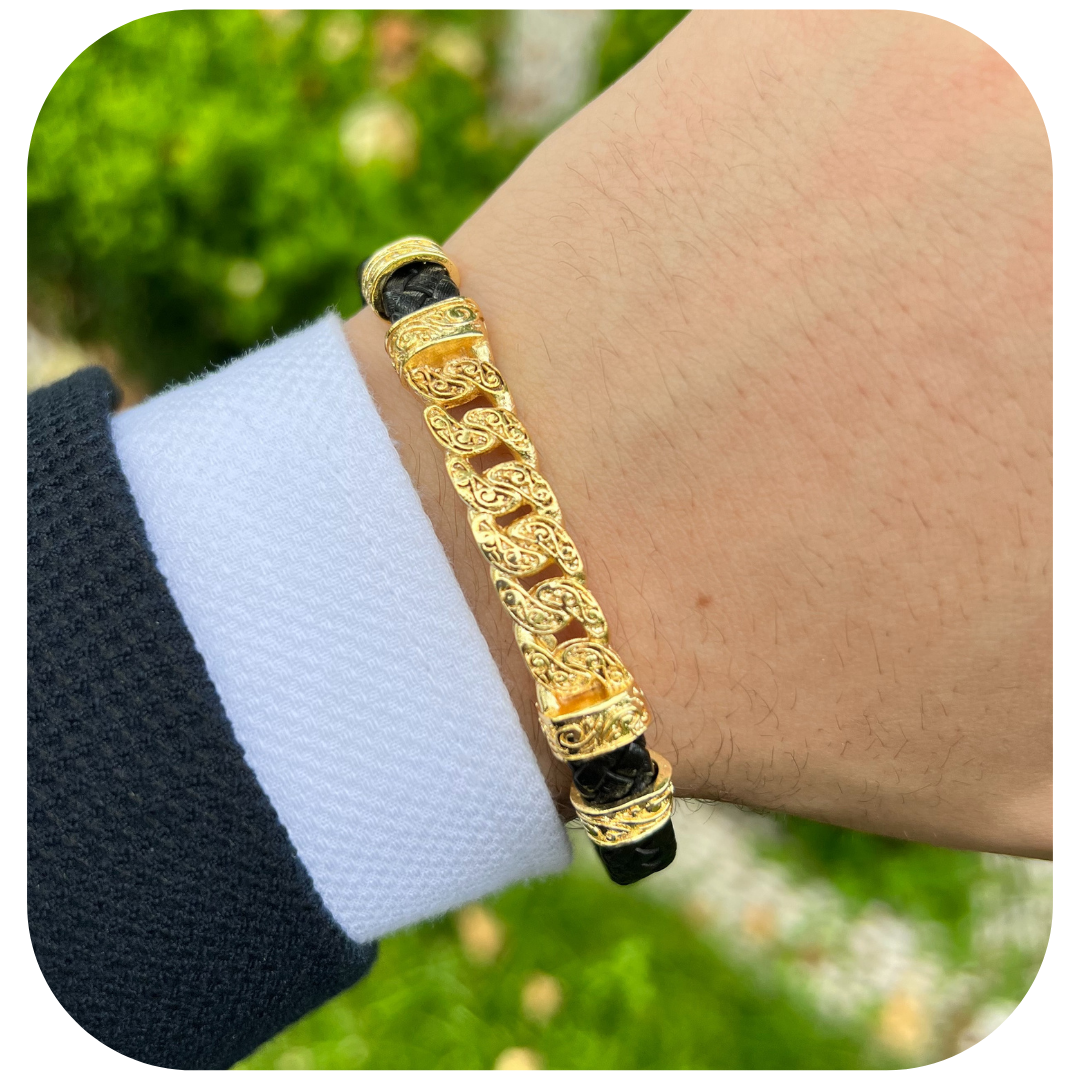 Sarmal Hakiki Deri Bileklik