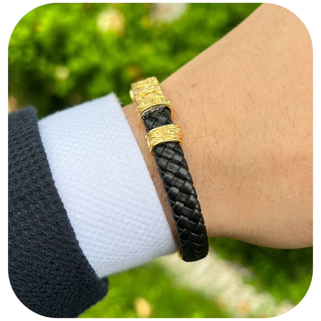 Sarmal Hakiki Deri Bileklik