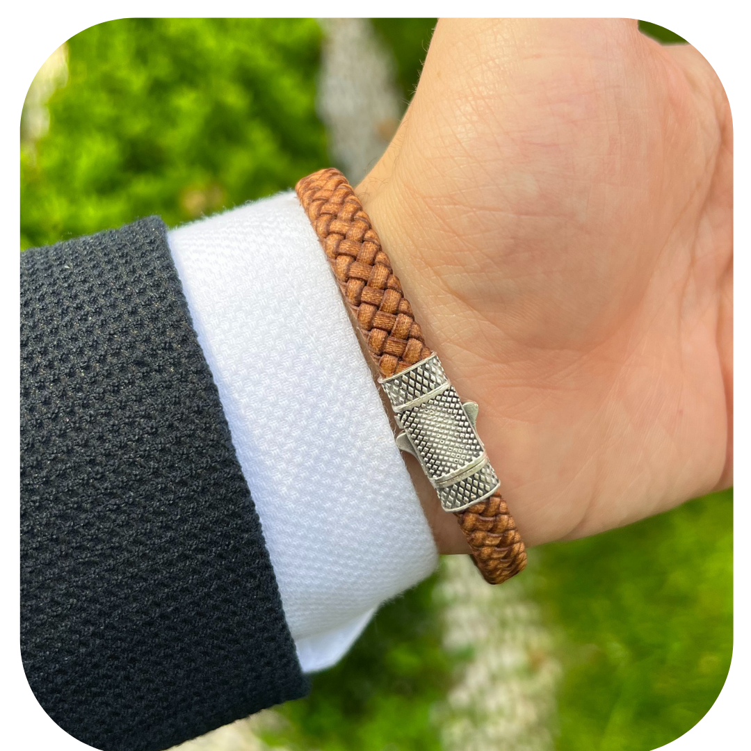 Sıralı Zirkon Erkek Bileklik