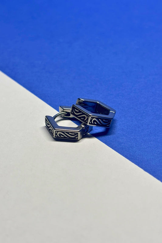 Modern Tasarım Paslanmaz Çelik Erkek Küpe