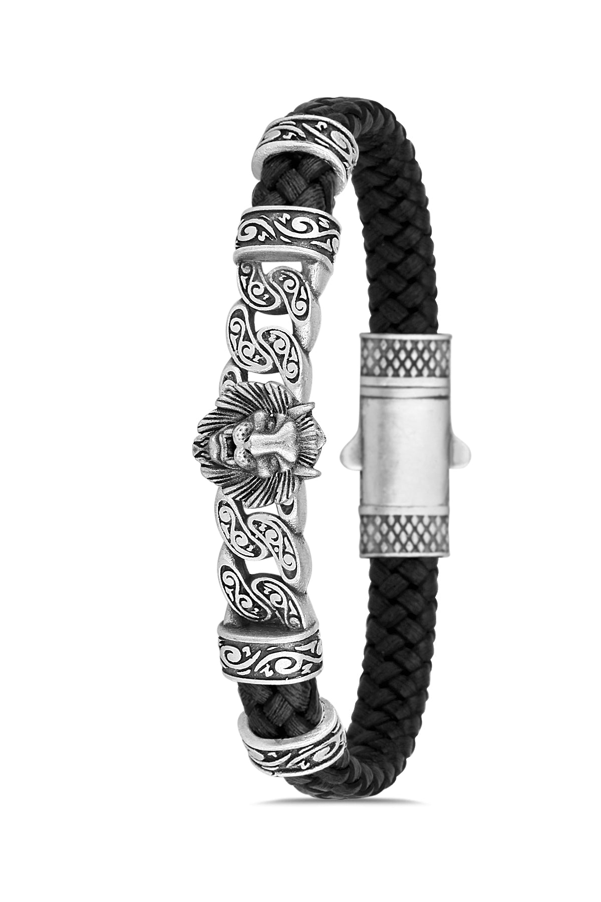 Lion Model Zirkon Taşlı Bileklik