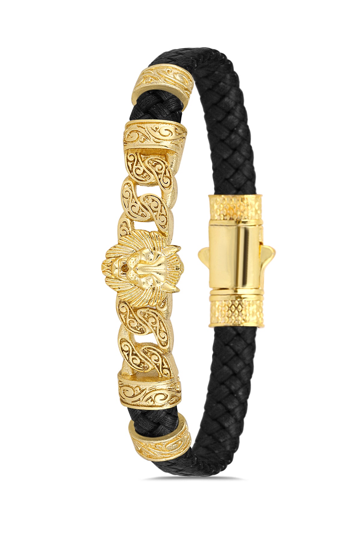 Lion Model Zirkon Taşlı Bileklik