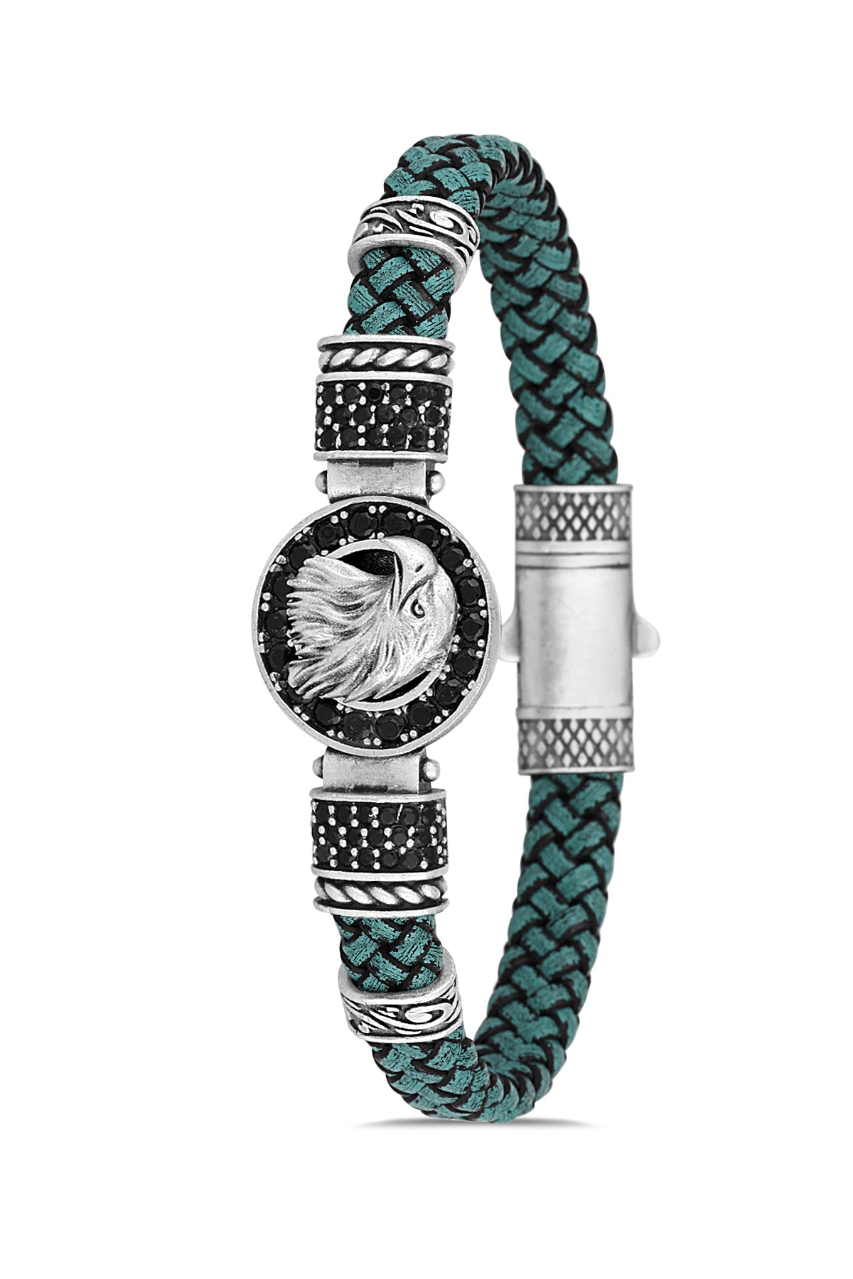 Kartal Model Zirkon Taşlı Bileklik Gümüş