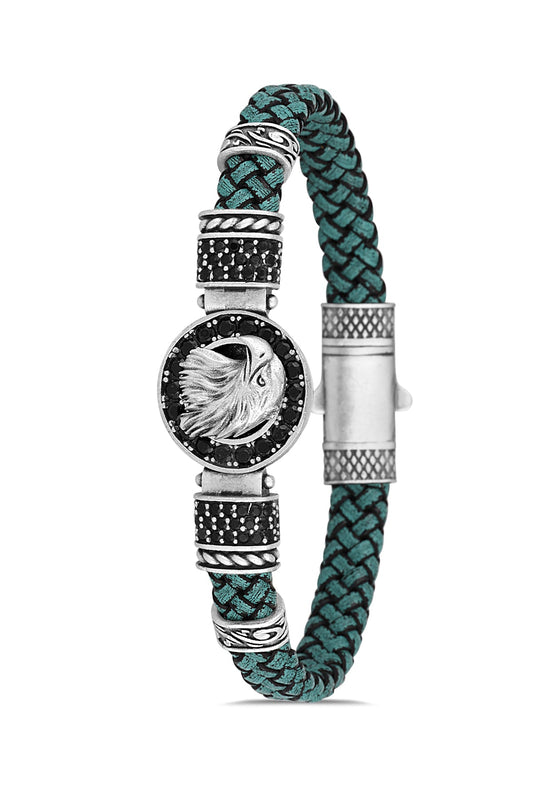 Kartal Model Zirkon Taşlı Bileklik Gümüş